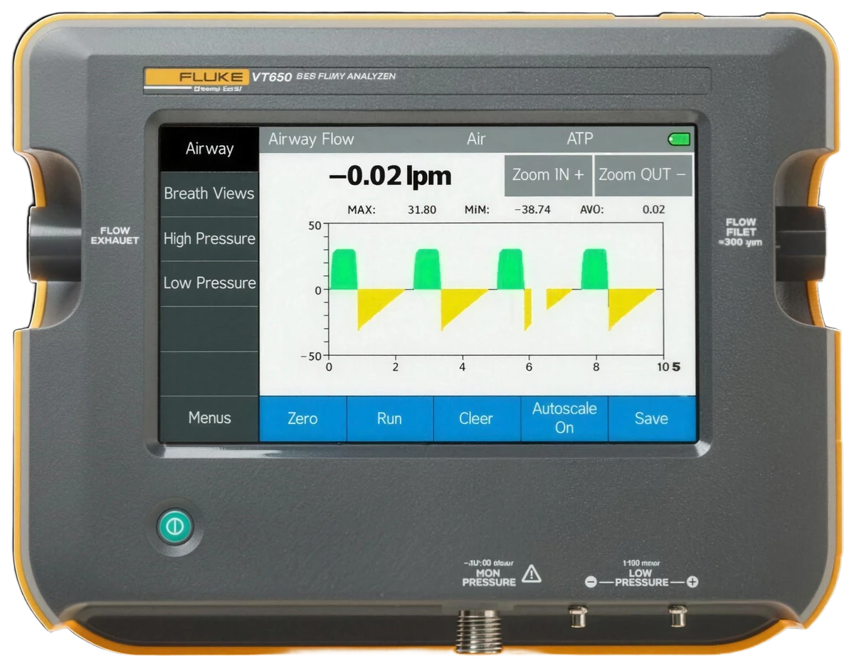 Fluke Biomedical VT650 Gasdurchfluss-Analysator